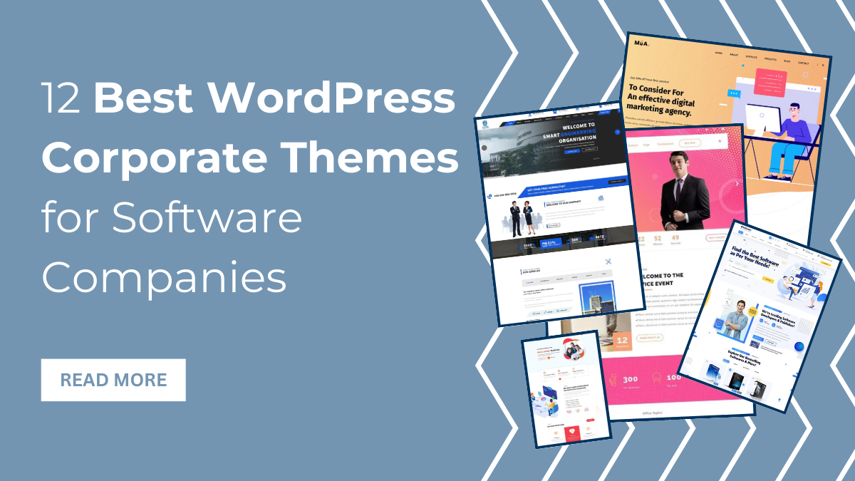 12 Best WordPress Corporate Themes for Software Companies