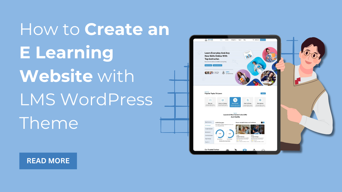 How to Create an E Learning Website with LMS WordPress Theme
