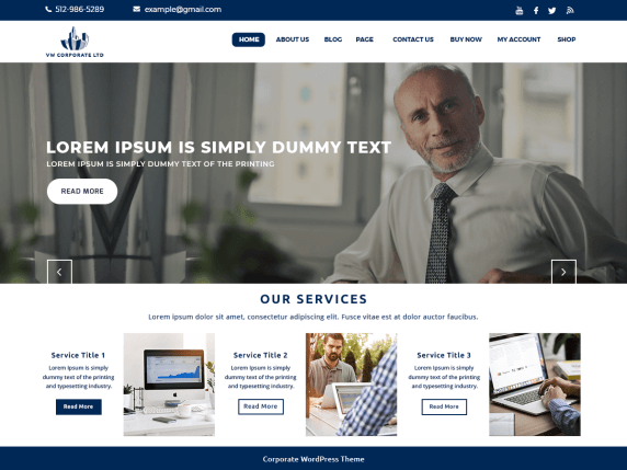 free-corporate-wordpress-theme