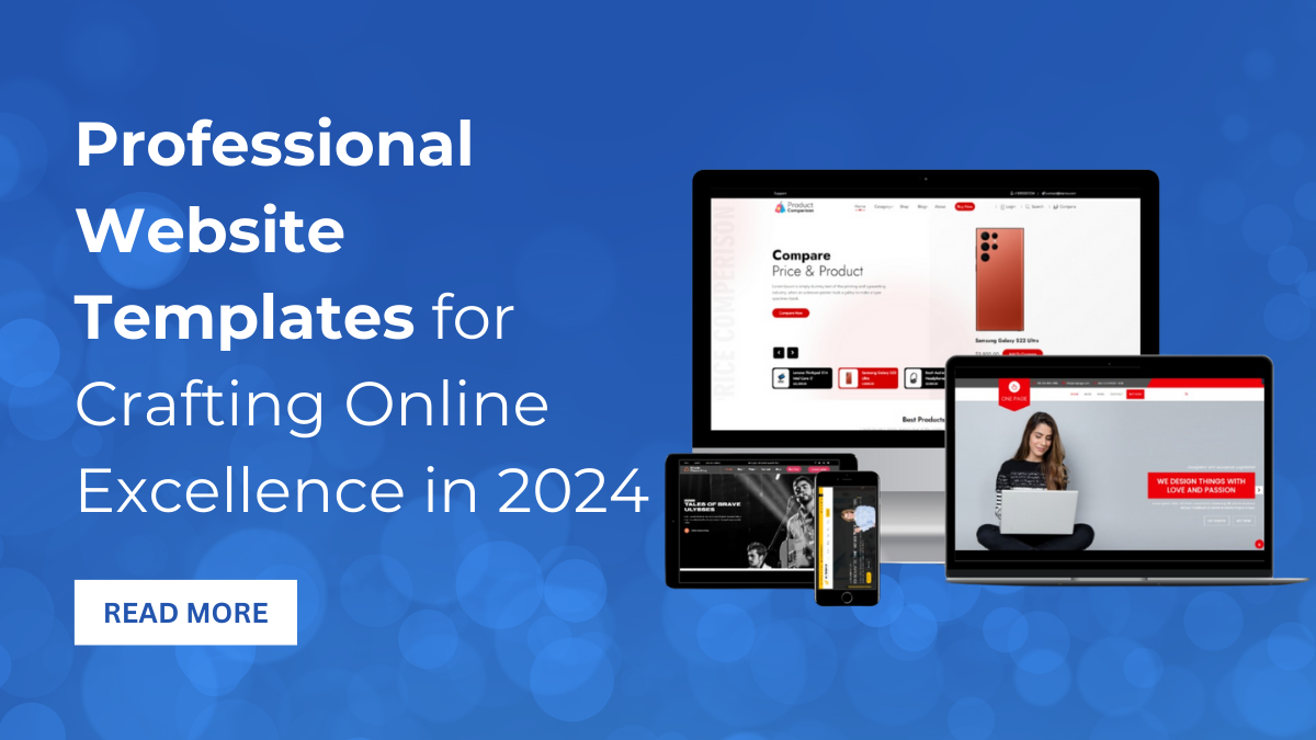 Professional Website Templates for Crafting Online Excellence in 2024 