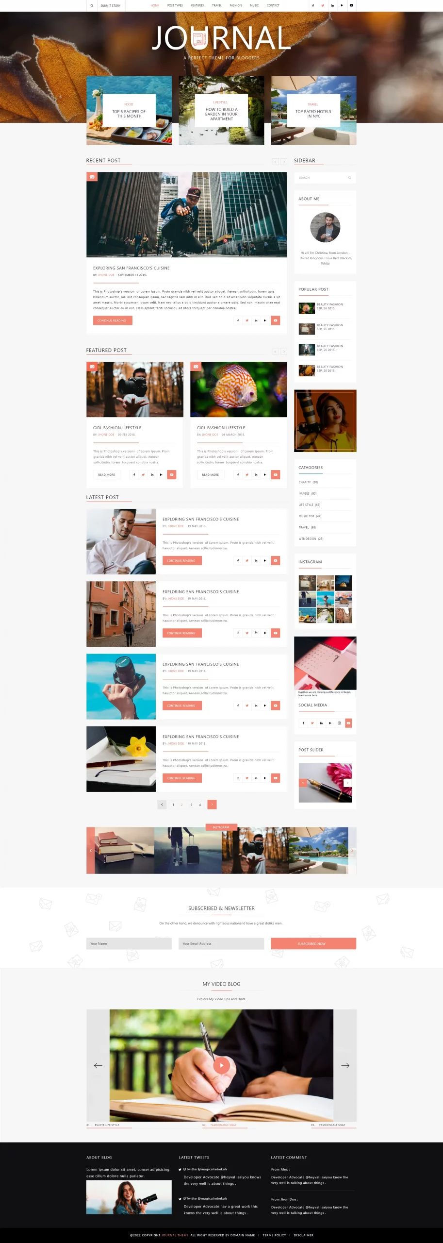 Journal WordPress Theme