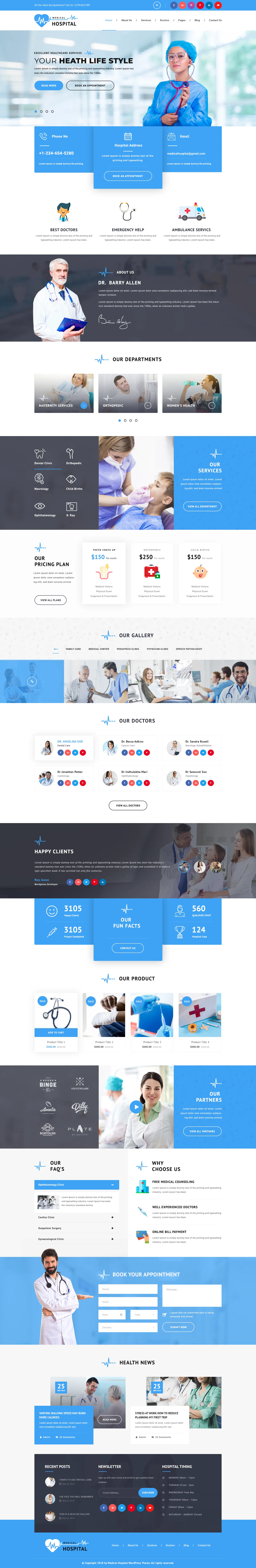 Nursing WordPress Theme