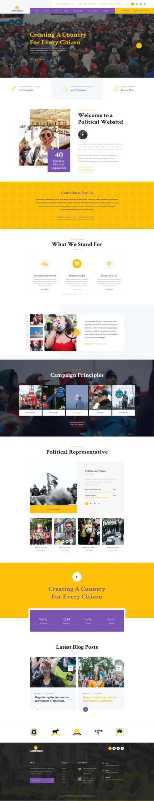 Campaign WordPress Theme