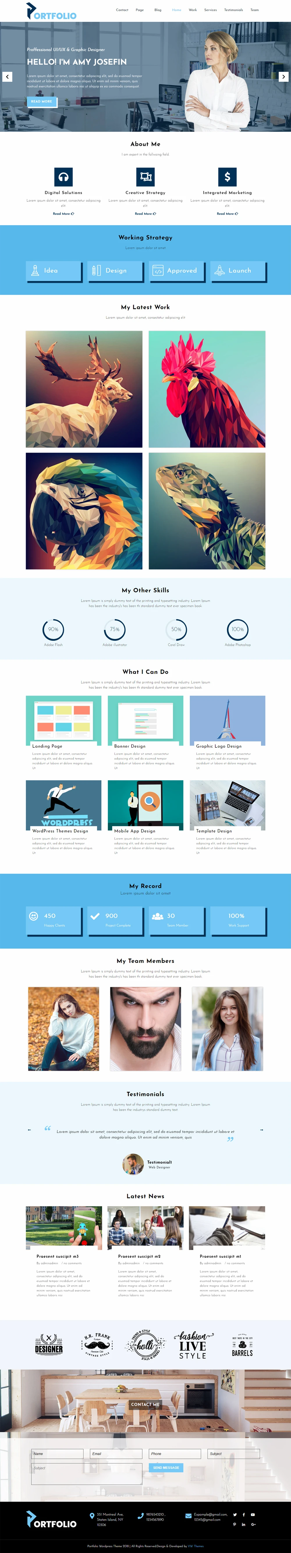 WordPress Portfolio Theme